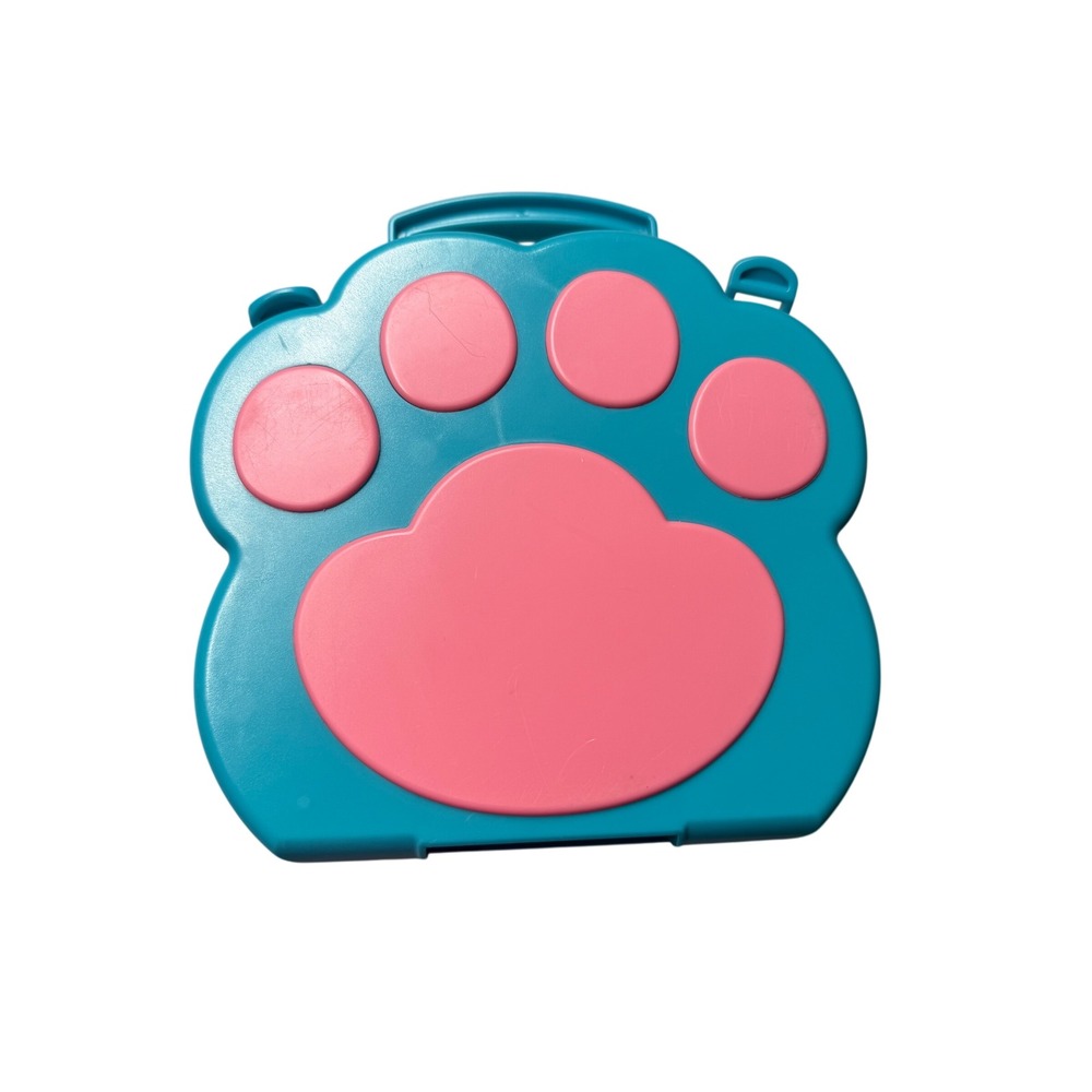 Lakeshore Learning Paw Print Portable Playset Beach Jungle Slide Travel Toy Case
